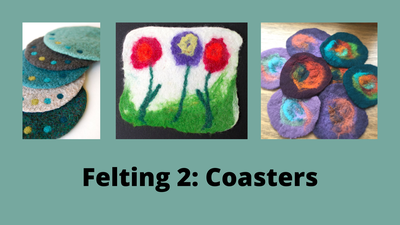 Felting 2: Coasters